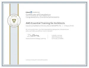 AWS Architects Certificate