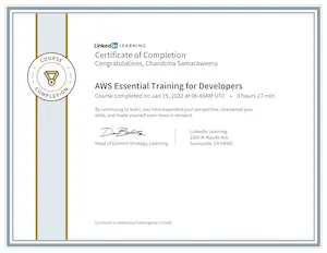 AWS Developers Certificate