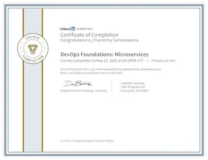 DevOps Microservices Certificate