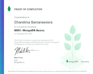 MongoDB Basic Certificate